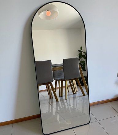 ESPEJO ARCO DE METAL 180X80 CM