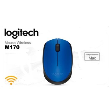 MOUSE INALÁMBRICO LOGITECH M170 AZUL - 1