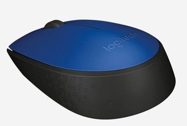 MOUSE INALÁMBRICO LOGITECH M170 AZUL - 2