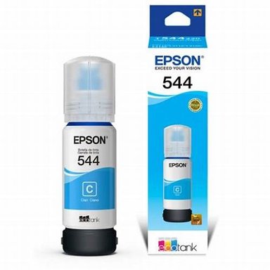 TINTA EPSON T544 AZUL BOTELLA IMPRESORA CYAN