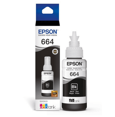 TINTA EPSON T664 NEGRO BOTELLA IMPRESORA