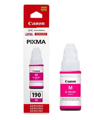 TINTA CANON GI-190 ROJO ORIGINAL