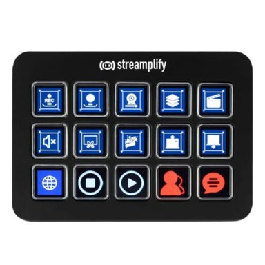 STREAMING REDRAGON DECK STREAMPLIFY LCD 15 KEYS W/HUB - 1
