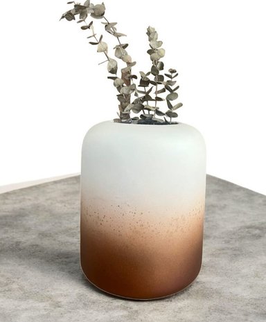 FLORERO MAP DESIGN CERÁMICA IVORY MIKONOS DEGRADE CERAMICA 16.5 X 20