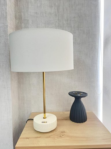 LAMPARA MAP DESIGN IVORY GENESIS CERAMICA 53.5 X 34.5 CM