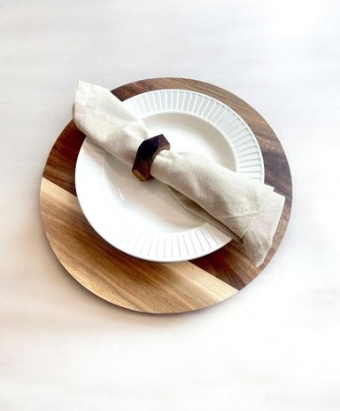 SERVILLETA DE TELA BEIGE 40X40 CM