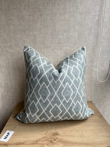 FUNDA COJIN MAP DESIGN TEXTURE SOLID 45X45CM GRIS CLARO