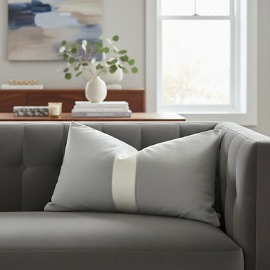 FUNDA COJIN MAP DESIGN CALA LUXOR GRAY 50X30CM GRIS