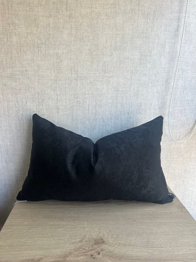 FUNDA COJIN MAP DESIGN BLACK ITALY 50X30CM NEGRO