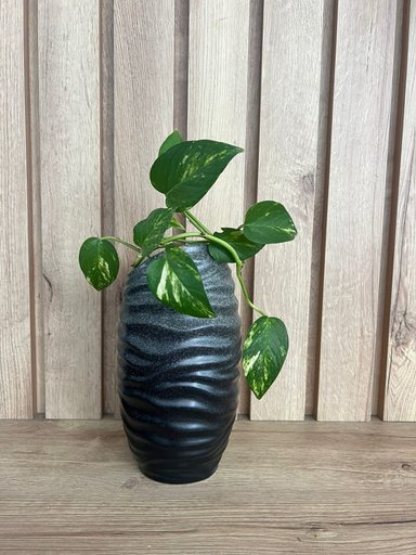 FLORERO MAP DESIGN GRAFITO SOHO LARGO PETIT 12.5X8.5X24 CM