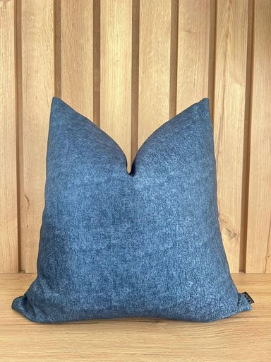 FUNDA COJÍN MAP DESIGN 45X45CM AZUL MARINO BLUE VENTO