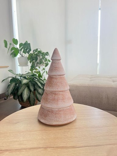 ADORNO ÁRBOL DE NAVIDAD MAP DESIGN CERAMICA LARGE 16X16X30 CM