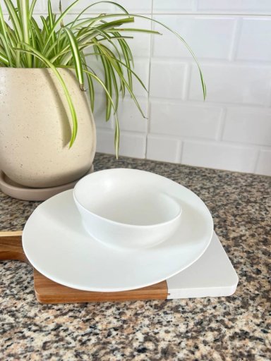 PLATO MAP DESIGN PLATO PIQUEOS REMOLINO BLANCO 17X3.5 CM