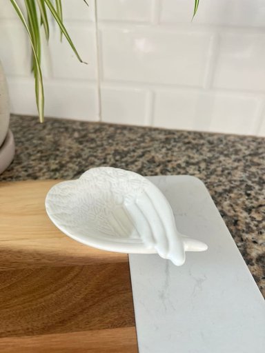 BOWL PARA CREMAS SALSAS ALAS BLANCO 12X09X03 CM