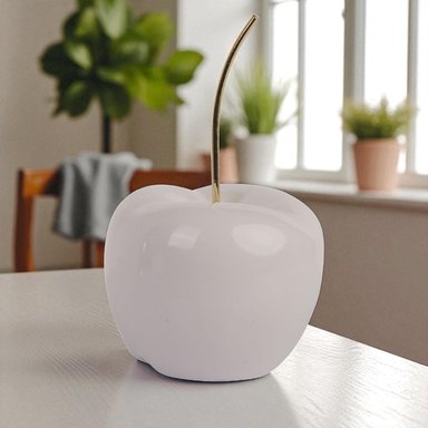 CONCEPTS LIFE ADORNO MANZANA BLANCA DECORACIÓN HOGAR