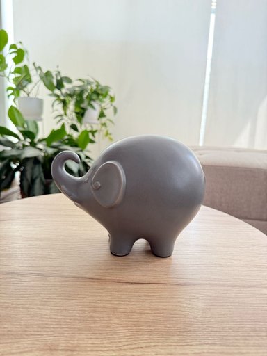 ADORNO ELEFANTE TROMPITA B 19X11X16 CM