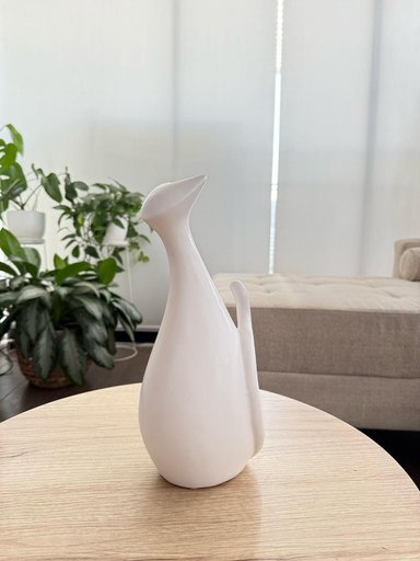 ADORNO GATO SILUETA 13X11X31 CM