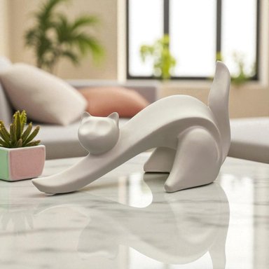 ADORNO GATO DECOR 21X07X12.5 CM