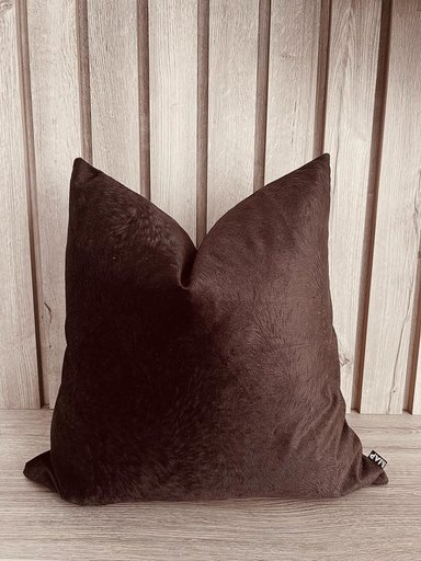 FUNDA DE COJÍN MADRI CHOCOLATE 50X50 CM