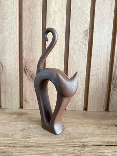 ADORNO GATO CAPUCCHINO DECOR