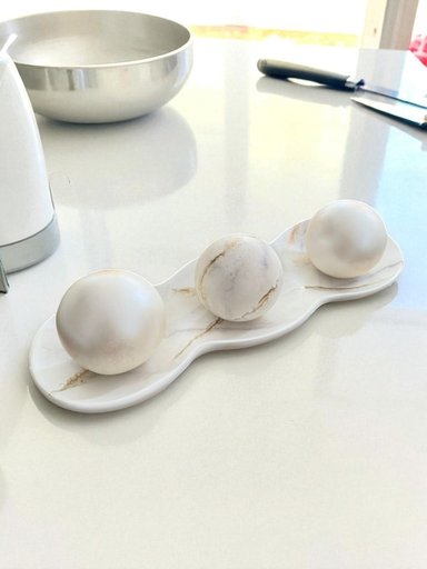 CENTRO DE MESA MARBLE OTOBE 45X15X10 CM