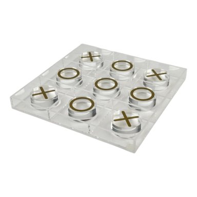JUEGO TIC TAC TOE MICHI ACRILICO 19.2X19.2X02 CM