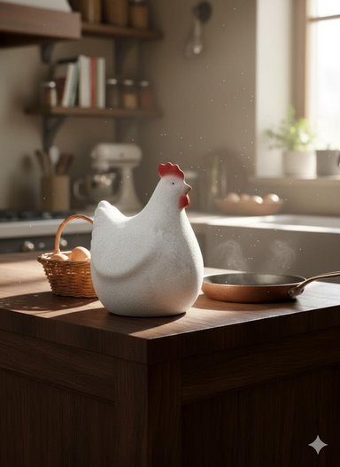 ADORNO DE COCINA GALLINA DECOR 18X15X18 CM