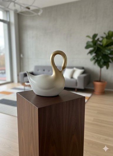 ADORNO CISNE DECOR 22X11X22 CM