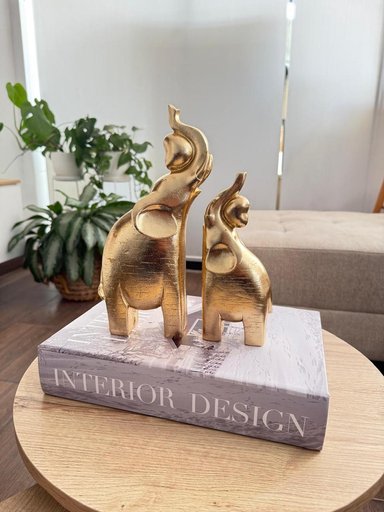 ADORNO JUEGO DE ELEFANTES HEART