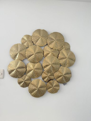 ESCULTURA PLACA DE PARED FLOWER - 3