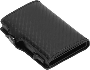 BILLETERA NEGRO TARGETERO ANTICLONEO RFID CON AIRTAG