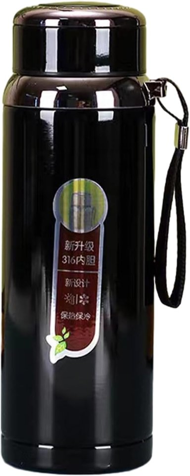 TERMO TOMATODO BOTELLA DE ACERO INOXIDABLE DE 1 LITRO