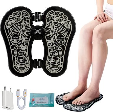 MASAJEADOR DE PIES ELECTRICO INTELIGENTE + CARGADOR Y TOALLAS
