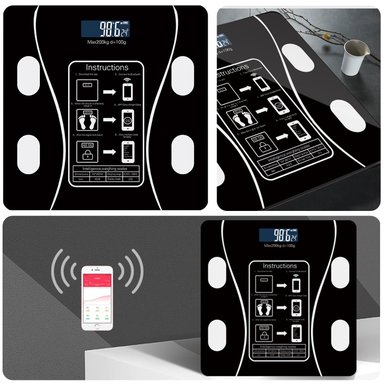 BALANZA DIGITAL BLUETOOTH SMART CONTROLA PESO GRASA CORPORAL - 3