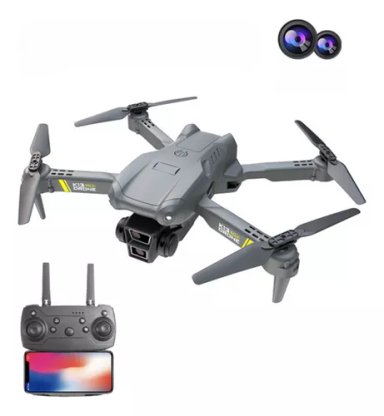DRONE VOLADOR MAX DOBLE CÁMARA HD ESTUCHE PROTECTOR PORTÁTIL - 1