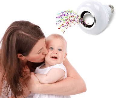 FOCO LED PARLANTE LÁMPARA MUSICAL BLUETOOTH MULTICOLOR