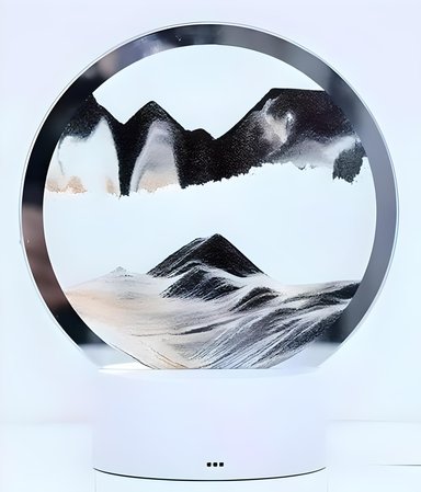 LÁMPARA DE MESA MULTICOLOR DE ARENA LED EFECTO 3D