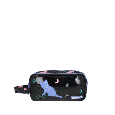 ESTUCHE UNIVERSITY+ 5XT BLACK PURPLE CAT