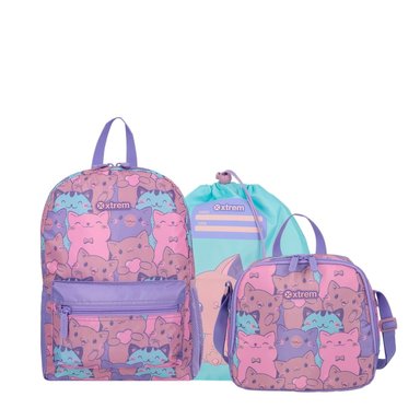 MOCHILA MINIPACK 6XT LILAC CATS