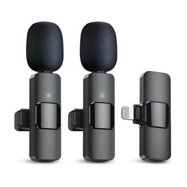 MICRÓFONO INALÁMBRICO ZERO K9 DUAL PARA IPHONE Y ANDROID