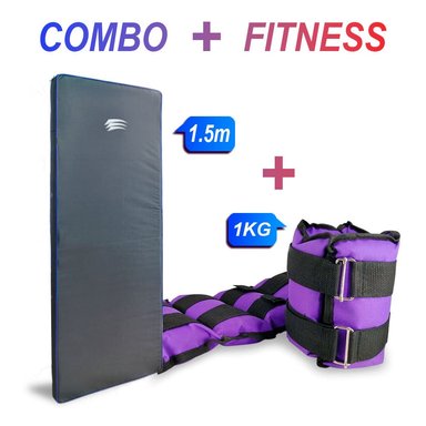 PESAS SASARU IMPORTACIONES 1KG TOBILLERAS + COLCHONETA 1.5M