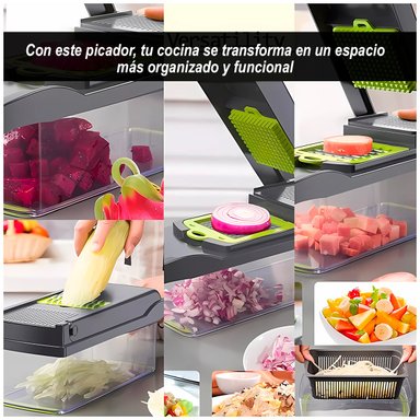 PICADOR DE VERDURAS Y FRUTAS PARA COCINA - 3