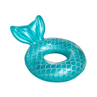 FLOTADOR DE SIRENA PARA PISCINA TIPO ANILLO