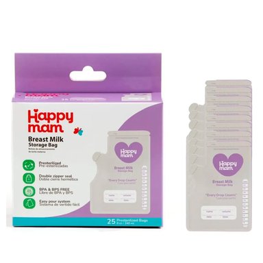 BOLSAS DE ALMACENAMIENTO DE LECHE MATERNA X 25UN