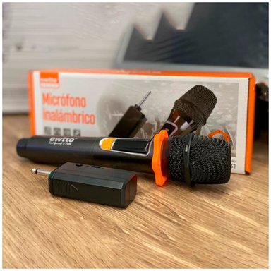 MICRÓFONO INALÁMBRICO COLOR NEGRO