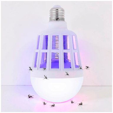 FOCO LED MATA INSECTOS ELÉCTRICO 2 EN 1 - 3