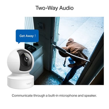CÁMARA DE SEGURIDAD PANORÁMICA/INCLINABLE WI-FI 2K TAPO C212 - 4