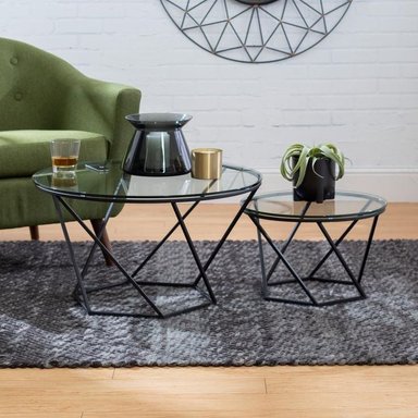 MESA DE CENTRO F&A HEXAGONAL