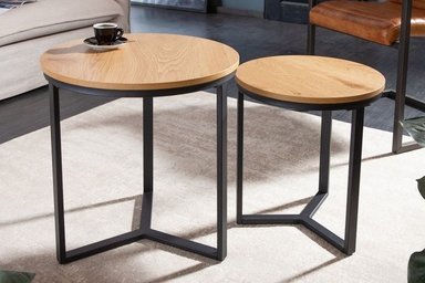 MESA LATERAL F&A NEGRO MATE 75X40CM YANG DUNA PACK FYA