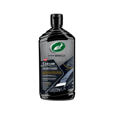 CERA CERÁMICA TURTLE WAX ACRÍLICA CON PULIDOR FINO PARA AUTOS NEGROS CERAMIC ACRYLIC BLACK POLISH 414 ML